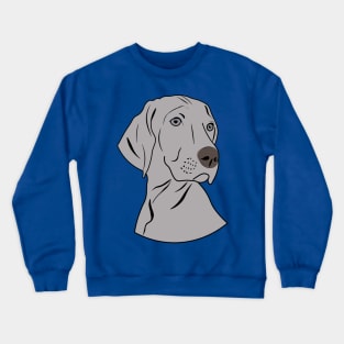 Weimaraner Dog Puppy Love Crewneck Sweatshirt